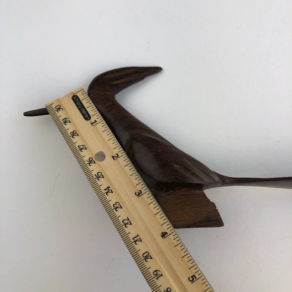 Vintage Hand Carved Wooden Road Runner Figurine Sculpture - RARE Contemporary - Picture 8 of 14